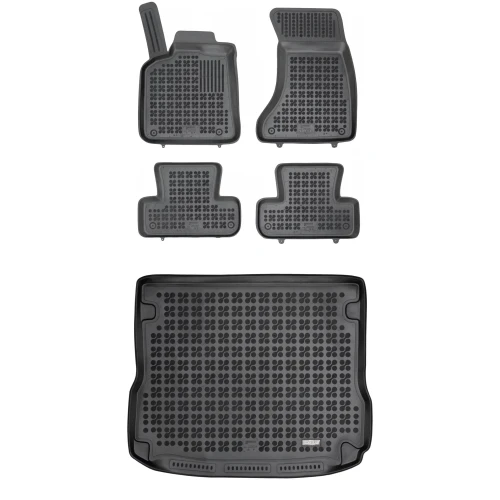 Dywaniki i mata gumowa zestaw komplet do Audi Q5 2008-2017 (8R)