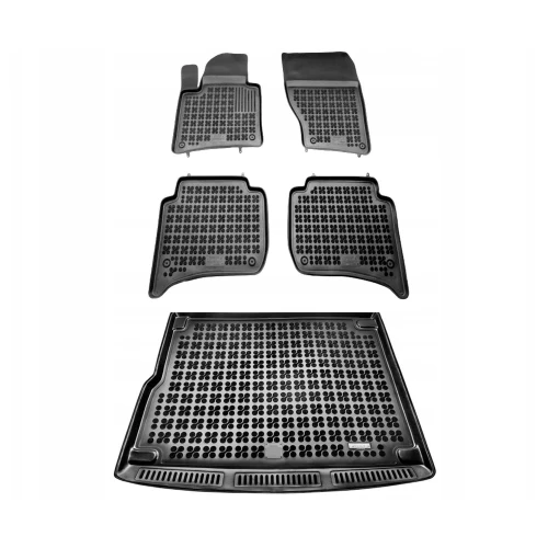 Dywaniki i mata gumowa zestaw komplet do Volkswagen Touareg 2010-2018 (II)