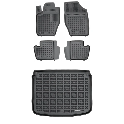Dywaniki i mata gumowa zestaw komplet do Peugeot 307 2001-2008