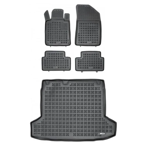 Dywaniki i mata gumowa zestaw komplet do Peugeot 508 2010-2018 (I)