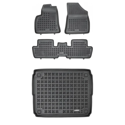 Dywaniki i mata gumowa zestaw komplet do Peugeot 3008 2009-2016 (I)