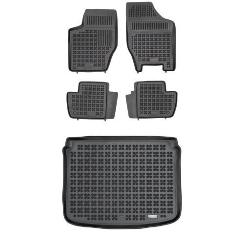 Dywaniki i mata gumowa zestaw komplet do Peugeot 308 2007-2013 (I)