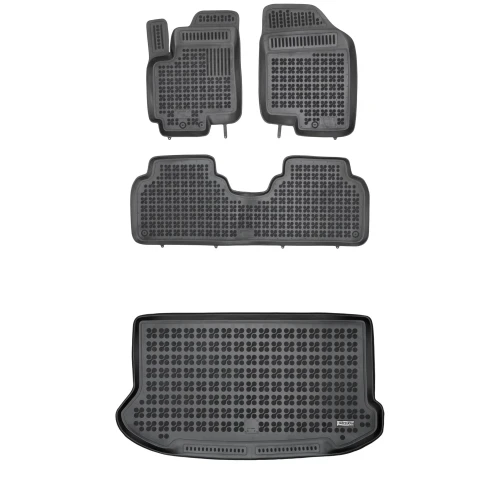 Dywaniki i mata gumowa zestaw komplet do Hyundai ix20 2010-2019