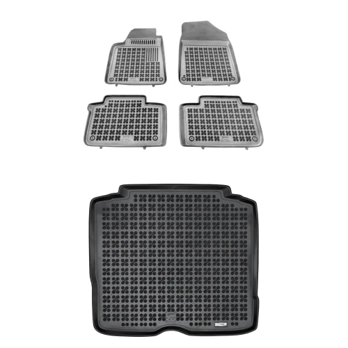 Dywaniki i mata gumowa zestaw komplet do Citroën C6 2005-2012