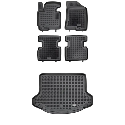 Dywaniki i mata gumowa zestaw komplet do Kia Sportage 2010-2015 (III)