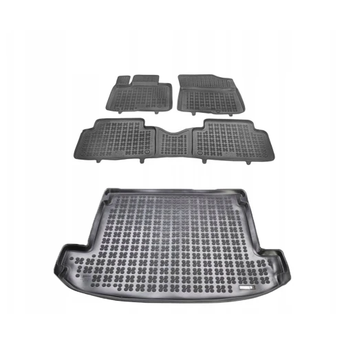 Dywaniki i mata gumowa zestaw komplet do Kia Sorento 2020- (IV)