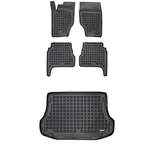 Dywaniki i mata gumowa zestaw komplet do Kia Sorento 2002-2009 (I)