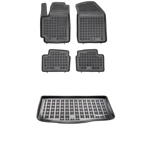 Dywaniki i mata gumowa zestaw komplet do Kia Picanto 2017- (III)