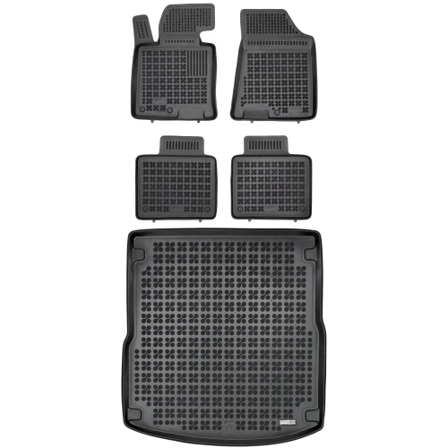 Dywaniki i mata gumowa zestaw komplet do Hyundai i40 2011-2019
