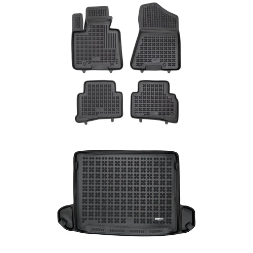 Dywaniki i mata gumowa zestaw komplet do Hyundai Tucson 2015-2020 (III)