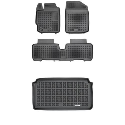 Dywaniki i mata gumowa zestaw komplet do Toyota Yaris 2005-2011 (II)