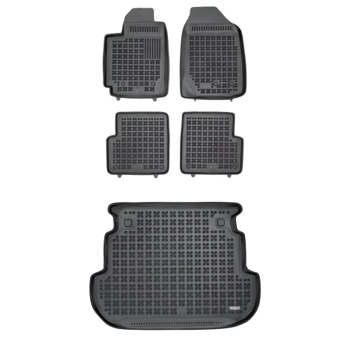 Dywaniki i mata gumowa zestaw komplet do Toyota Corolla 2001-2007 (IX)