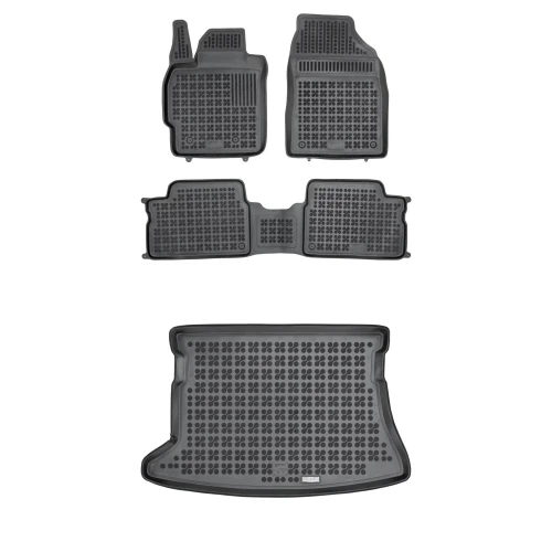 Dywaniki i mata gumowa zestaw komplet do Toyota Auris 2006-2012 (I)