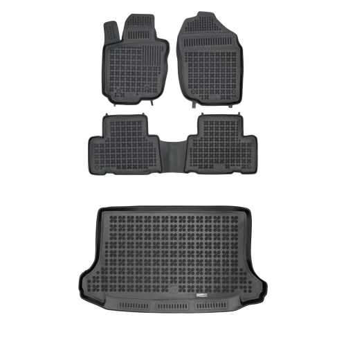 Dywaniki i mata gumowa zestaw komplet do Toyota RAV4 2005-2012 (XA30)