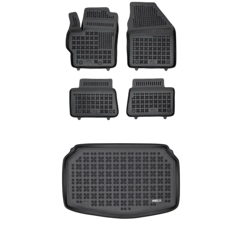 Dywaniki i mata gumowa zestaw komplet do Toyota Yaris 2020- (IV)