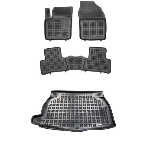 Dywaniki i mata gumowa zestaw komplet do Toyota C-HR 2016-2023 (I)