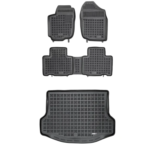 Dywaniki i mata gumowa zestaw komplet do Toyota RAV4 2013-2019 (XA40)