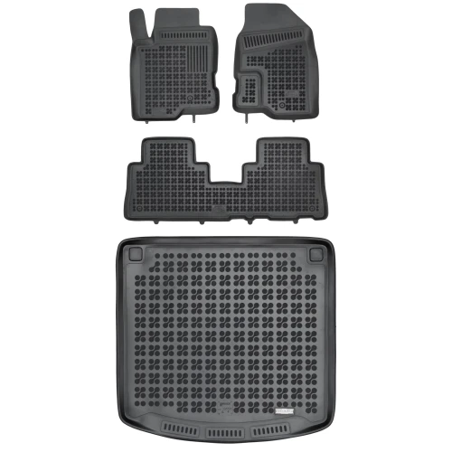 Dywaniki i mata gumowa zestaw komplet do Opel Antara 2006-2015