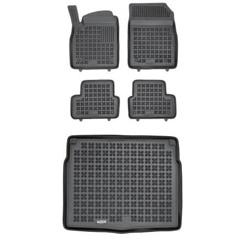 Dywaniki i mata gumowa zestaw komplet do Opel Astra 2009-2020 (J)