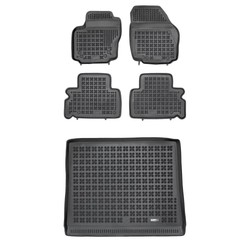 Dywaniki i mata gumowa zestaw komplet do Ford Galaxy 2006-2015 (II)