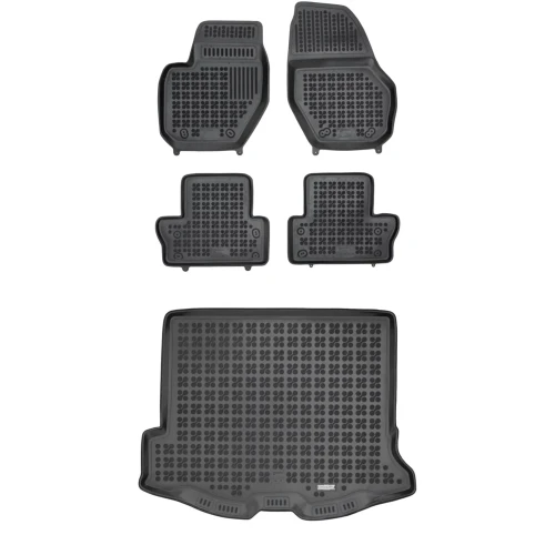 Dywaniki i mata gumowa zestaw komplet do Volvo V60 2010-2018 (I)
