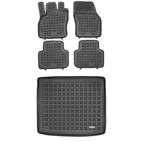 Dywaniki i mata gumowa zestaw komplet do Audi Q3 2018-