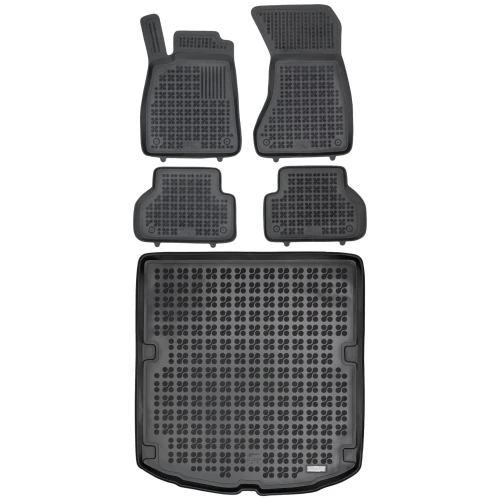 Dywaniki i mata gumowa zestaw komplet do Audi A5 2016- (F5)