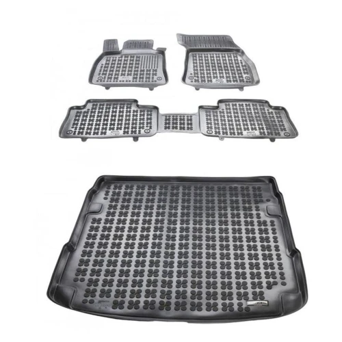Dywaniki i mata gumowa zestaw komplet do Audi e-tron GT 2020-