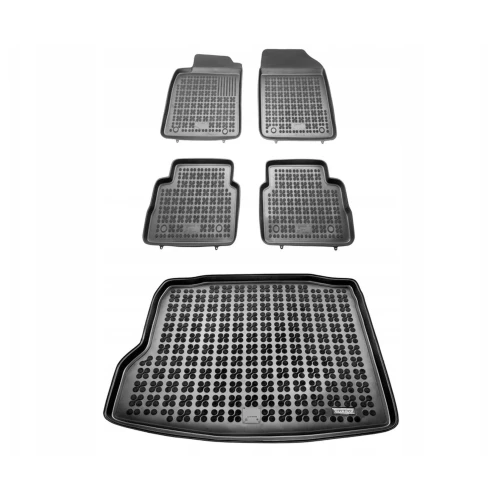 Dywaniki i mata gumowa zestaw komplet do Opel Vectra 2002-2008 (C)