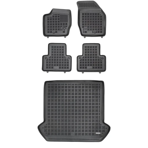 Dywaniki i mata gumowa zestaw komplet do Volvo XC90 2002-2016 (I)