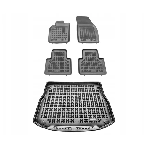 Dywaniki i mata gumowa zestaw komplet do Volvo S40 2004-2012 (II)
