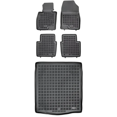 Dywaniki i mata gumowa zestaw komplet do Mazda 6 2012-2024 (III)