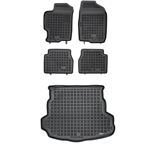 Dywaniki i mata gumowa zestaw komplet do Mazda 6 2007-2012 (II)