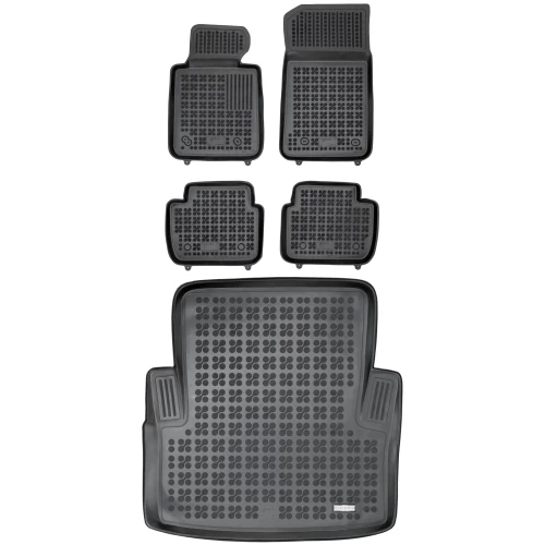 Dywaniki i mata gumowa zestaw komplet do BMW Seria 3 2004-2012 (E90)