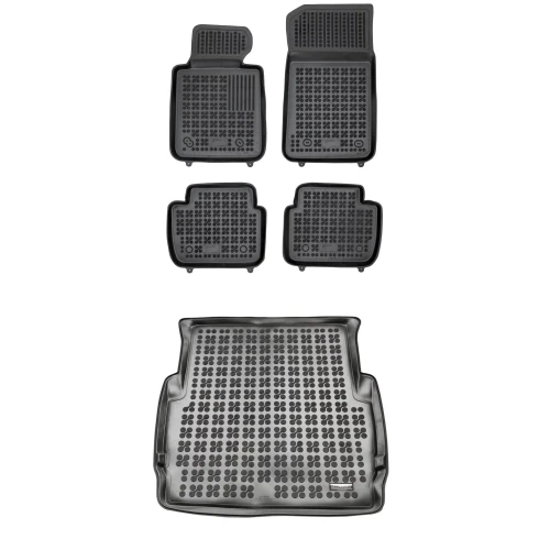 Dywaniki i mata gumowa zestaw komplet do BMW Seria 3 1998-2005 (E46)