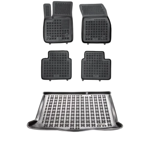 Dywaniki i mata gumowa zestaw komplet do Ford Focus 2018- (IV)