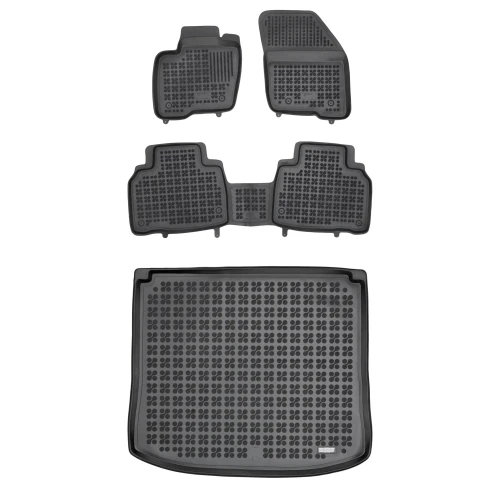 Dywaniki i mata gumowa zestaw komplet do Ford Edge 2014-2024