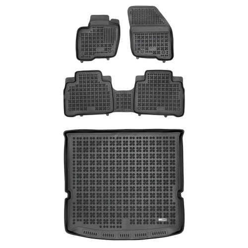 Dywaniki i mata gumowa zestaw komplet do Ford Galaxy 2015-2023 (III)