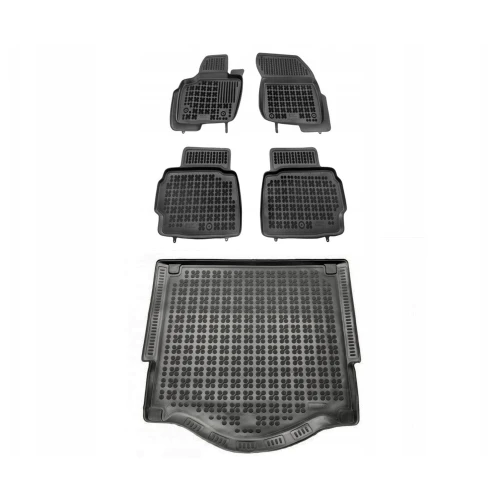 Dywaniki i mata gumowa zestaw komplet do Ford Mondeo 2014-2022 (V)