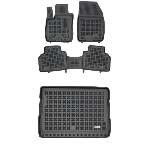 Dywaniki i mata gumowa zestaw komplet do Ford Tourneo Courier 2013-2022