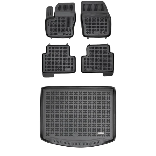 Dywaniki i mata gumowa zestaw komplet do Ford Kuga 2013-2020 (II)