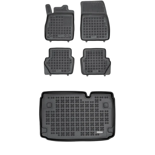 Dywaniki i mata gumowa zestaw komplet do Ford EcoSport 2016-2022