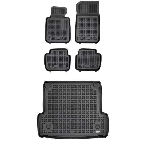 Dywaniki i mata gumowa zestaw komplet do BMW Seria 3 2004-2012 (E91)