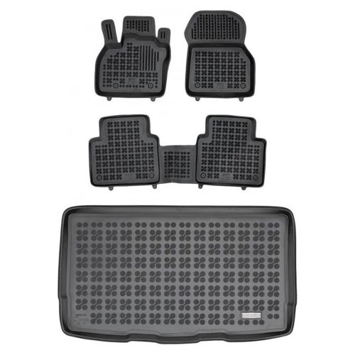 Dywaniki i mata gumowa zestaw komplet do Renault Zoe 2012-2024