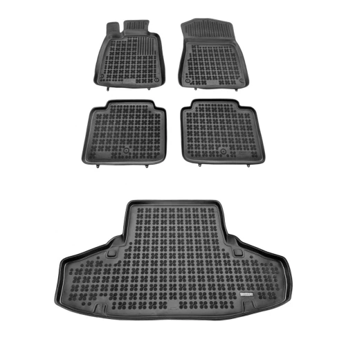 Dywaniki i mata gumowa zestaw komplet do Lexus GS 2004-2012 (III)