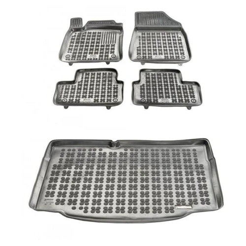 Dywaniki i mata gumowa zestaw komplet do Renault Clio 2019- (V)