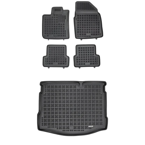 Dywaniki i mata gumowa zestaw komplet do Nissan Qashqai 2006-2013 (I)