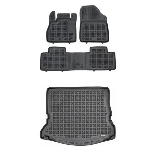 Dywaniki i mata gumowa zestaw komplet do Renault Scenic 2016-2022 (IV)