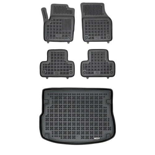 Dywaniki i mata gumowa zestaw komplet do Land Rover Range Rover Evoque 2011-2018 (I)