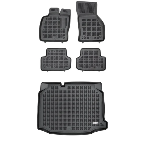 Dywaniki i mata gumowa zestaw komplet do SEAT Leon 2012-2020 (MK3)